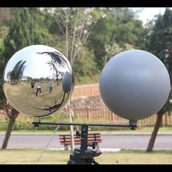 20cm VFX HDRI Ball Store Movie Shoot Grey  Profession Camera Reflector Photographic Props Set Stainless Steel Ball
