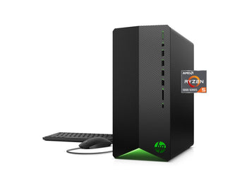 HP PAVILION GAMING DESKTOP TG01-2049 W/ AMD RZN 5-5600G + 8GB RAM + 512GB SSD + RADEON RX 5500